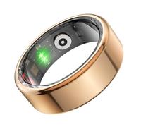 Yosoo Smart Ring Health Tracker, IP68 Water Proof BT 5.1 Wearable Fitness Ring for Sleep Monitoring, Pedometer, Camera Remote Control (11#)