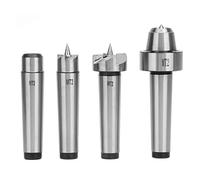 Yosoo Smooth Wood Turning Lathe Center Set, Sturdy Steel MT1/MT2, Tailstock Compatibility for Seamless Operation, and Professional Results (MT2)