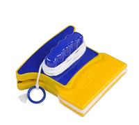 Yosoo Square Magnetic Window Cleaner Double-Side Glass Wiper With 2 Extra Cleaning Cotton Squeegee Washing Kit Equipment Household Cleaner