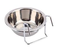 Yosoo Stainless Steel Hanging Pet Bowl With Mounting Hook, Cage Hanging Food Feeding Bowl Feeder Water Dispenser for Dogs Cats Rabbit