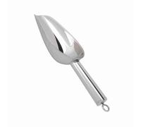 Yosoo Stainless Steel Ice Scoop, 8oz Multipurpose Food Scoop for Coffee Beans Flour Sugar Pet Food, Commercial & Home Kitchen Use with Ergonomic Handle and Hanging Loop (8oz)