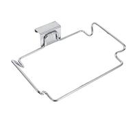Yosoo Stainless Steel Trash Bag Holder Garbage Rubbish Hanging Rack Storage Bag Holder Bracket Multifunctional Kitchen Cabinet Back Door Hook Hanger