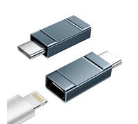 Yosou 2 Pack Lightning to USB C Adapter Compatible with iPhone 16/16 Pro/15/15 Pro/15 Pro Max/15 Plus/MacBook/iPad/Laptop/Samsung, Only Supports Charging and Data Transmission