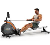 YOSUDA Rowing Machine for Home Gym - Upgraded Magnetic Foldable Rower Machine, App-Connected, Tablet Holder, Comfortable Seat Cushion, 350LBS Weight Capacity, Easy Assembly