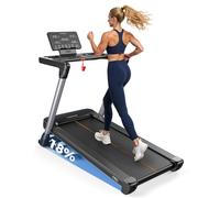 YOSUDA Treadmill for Home Foldable, Treadmill with Automatic 18% Incline, 3.0 Hp, Loadable up to 172 kg, Bluetooth App Compatible, High-Resolution LED Screen