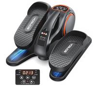YOSUDA Under Desk Elliptical,Elliptical for Seniors Fully Assembled,Quiet & Portable Electric Seated Pedal Exerciser with 10 Level Resistances & Speeds,Remote Control