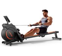 YOSUDA Upgrade Rowing Machine for Home, 16-Level High-Power Magnetic Resistance (up to 40 kg), App & Bluetooth for Interactive Workouts, Silent, Up to 160 kg, Space-saving, Foldable, Rowing Machine