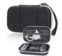 Yosuny Carrying Case Compatible with Backbone One / 2nd Gen,iOS and Android Mobile Gaming Gamepad/Controller,Mesh Pocket with Keychain and Accessories(Black, case only)