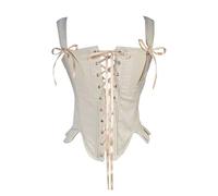 YOSUWOAI Women's Corset with Straps Corset Closure Front Corset with Lacing Corset Full Breast Corset Lace Corset Figure Shaping Tummy Control Crop Top Shapewear Party Club Tank Vest