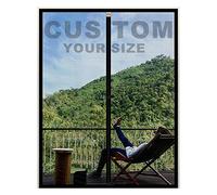 Yotache Made to Measure Fly Screens for Doors Size 230cm - 250cm Width, Reinforced Sewing Magnet Mosquito Net Curtain for Garage Door