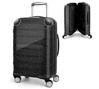 Yotako Zippered Clear PVC Suitcase Cover Protectors 25 Inch Luggage Cover With Rounded Corner Thickening Design, Fit for 25 Inch Samsonite Non-Expandable Suitcase