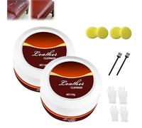 Yotfieot Leather Restorer, Leather Restorer Cream, Multi-Purpose Leather Restorer for Car Furniture Couches, Leather Conditioner Repair Kits (2)