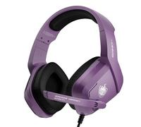 YOTMS Gaming Headset for PS5/PS4/PC, 3D Surround Sound Headset, Noise Cancelling with Microphone for Gamers (Purple)