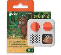 Yoto Mini (2024 YM002 Edition) + Gruffalo Bundle - Kids Screen-Free Bluetooth Audio Player, All-in-1 Travel Device for Stories Music Podcast Radio White Noise Ok-to-wake Alarm Clock