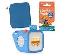 Yoto Player Bundle + Starter Pack for Little Kids + Adventure Jacket & Card Case in Blue Bird - Kids Screen-Free Bluetooth Audio Player, All-in-1 Travel Device for Stories Music Podcasts White Noise