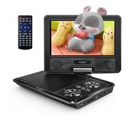 YOTON 9.5" Portable DVD Player for Kids and Car, 7.5" Swivel HD Screen with 4-6 Hours Built-in Battery, Dual Speakers, Support Sync TV, Region Free, USB/SD Card/Multiple Disc Formats