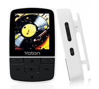 Yoton MP3 Player with Bluetooth, Max 64GB, HiFi, White, TF Card Required