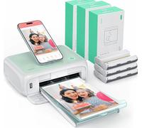 YOTON Photo Printer, Picture Printer with 162 Sheets, Support AR Video Printing, Wi-Fi Connection, High-Definition Dye-Sublimation, for iOS/Android/Laptop (Mac Not Supported)