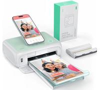 YOTON Photo Printer, Picture Printer with 54 Sheets Bundle (6"x4"), Support AR Video Printing, Wi-Fi Connection, High-Definition Dye-Sublimation, for iOS/Android/Laptop (Mac Not Supported)