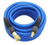 YOTOO Compressed Air Hose Hybrid 10m Long 9.5mm ID x 15.5mm AD 300PSI with 1/4" Germany Quick Coupling Connectors Bend Limiter