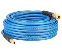 YOTOO Compressed Air Hose Hybrid 15 m Long 6 mm ID x 11 mm OD 300 PSI with 1/4 Inch Germany Quick Coupling Connections Bend Limiter