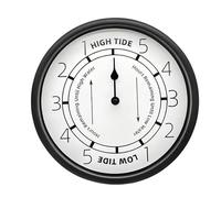 YOTOSIRE Tide Clock - Silent Quartz Movement, Accurate High/Low Tide Prediction, Wall/Deck Mountable, for Sailors, Surfers & Ocean Lovers
