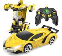 YOTOY Gifts for 3-8 Year Old Boys Transforming Remote Control Car Toy