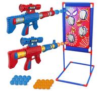 YOTOY Toys for 3-8 Year Old Kid Boy: Shooting Games for Kids Spider Shooting Gun Targets for Garden Birthday Gifts for 3 4 5 6 7 8 9 10 Years Old Toddlers Boys Toy Age 6-12 Outdoor Activities