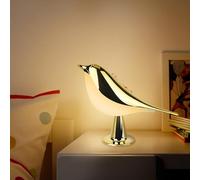 YOTOZU Small Bird Desk Lamp,3 Color Temperatures LED Night Light,Rechargeable Table Lamps Cordless Portable Lighting Bedside Lamp with Aroma Diffuser Function for Bedroom Decor Perfect Gifts(Gold)
