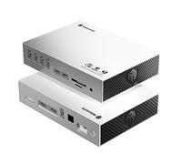 Yottamaster 40Gbps USB 4 Dock Compatible with Thunderbolt 3/4, 15 in 1 USB C Docking Station Dual Monitor for Laptop, DisplayPort, 60W PD Charging, S/PDIF, Audio, 6 USB, Gigabit Ethernet, SD/TF -SV