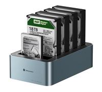 Yottamaster 5 Bay Hard Drive Docking Station with Offline Cloning, USB C SATA Docking Station Aluminum for 2.5/3.5 Inch HDD/SSD, Hard Drive Duplicator/Cloner Support UASP, Up to 90TB [KB500-C]