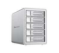 Yottamaster 5 Bay Hard Drive Enclosure, Aluminum RAID HDD Enclosure for 3.5" &2.5" SATA HDD/SSD, Support 110TB(5x22TB) Direct Attached Storage, RAID Enclosure DAS for Personal Storage [VN500RU3]