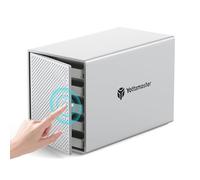Yottamaster 5 Bay Hard Drive Enclosure, Aluminum USB C HDD Enclosure for 3.5 & 2.5 Inch SATA HDD/SSD, Support 110TB(5x22TB) Direct Attached Storage, Non-RAID DAS for Personal Home Storage [PS500C3]