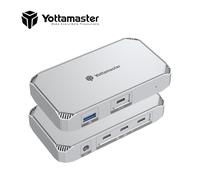 Yottamaster 5 in 1 USB4 Type C Hub W/ PD Charging For Mac Thunderbolt 4/3 40Gbps