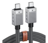 Yottamaster USB C to USB C Cable 0.5m, USB3.2 Charger Cable, 20Gbps Type C Cable, PD240W 48V/5A Fast Charging Cable, USBC Video Cable 4K@60Hz Transmission Compatible with iPhone 15 Pro Max etc