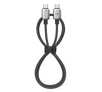 Yottamaster Zinc Alloy USB C to USB C Charger Cable [1m] USB C fast charging cable, 100W Type C Cable Compatible with iPhone 15/15 Pro, MacBook Pro, iPad Pro, iPad Air 4, Pixel, Switch, LG, and More