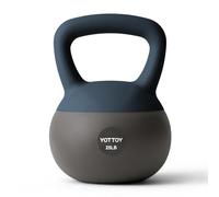 YOTTOY Soft Kettlebell, Set for Strength Training Kettlebells & Home Workouts, Soft-Sided Cushioned Base, Wide-Handle - Ideal for Men, Women, & Beginners (Blue, 25LB)