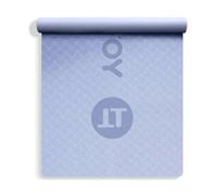 YOTTOY Thick Yoga Mat for Home Workout,72"x24"x1/3" Non-Slip Exercise Fitness Yoga Mats,Eco-Friendly TPE Exercise Mats for Home Workout with strap (Blue, 72"x 32"x1/3")