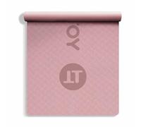 YOTTOY Thick Yoga Mat for Home Workout,72"x24"x1/3" Non-Slip Exercise Fitness Yoga Mats,Eco-Friendly TPE Exercise Mats for Home Workout with strap (Pink, 72"x 32"x1/3")