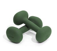 YOTTOY Weights Dumbbells Set,2-15 Pound Dumbbells Set of 2, Non-Slip Hand Weights for Home Workouts, Portable Strength Training Neoprene dumbbells (Green, 2LB-Pair)