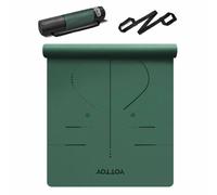 YOTTOY Yoga Mat, 72"x 32"x1/3" Extra Wide Non-Slip Exercise Fitness Yoga Mats,Eco-Friendly TPE Exercise Mats for Women Men Home Workout with Strap Bag (Green, 183 * 80cm*8mm)