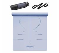YOTTOY Yoga Mat, 72"x 32"x1/3" Extra Wide Non-Slip Exercise Fitness Yoga Mats,Eco-Friendly TPE Exercise Mats for Women Men Home Workout with Strap Bag (Blue, 183 * 80cm*8mm)