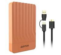 YOTUO Portable External Hard Drive Storage Expansion Mobile HDD USB 3.0 for PC, Mac, Desktop, Laptop, PS4, PS5, Xbox One X/S, Xbox 360, Xbox Series X/S, Office & Game (Orange, 500GB)
