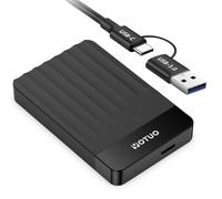 YOTUO Portable External Hard Drive Storage Expansion Mobile HDD USB 3.0 for PC, Mac, Desktop, Laptop, PS4, PS5, PlayStation, Xbox One X/S, Xbox 360, Xbox Series X/S, Office & Game (Black, 320GB)