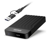 YOTUO Portable External Hard Drive Storage Expansion Mobile HDD USB 3.0 USB-C for PC, Mac, Desktop, Laptop, PS4, Xbox One X/S, Xbox 360, Office & Game (Black, 1TB)