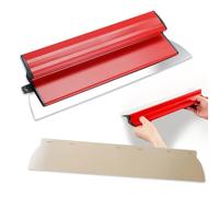 yotutun Surface Spatula Set, Stainless Steel Blade Spatula Tool with Flexible Skimming Blades - 40 cm Z Spatula for Large Work Area Wall Decoration Construction Tool