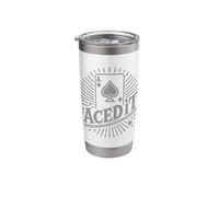 You Aced It Funny Ace of Spaces Stainless Steel Insulated Tumbler