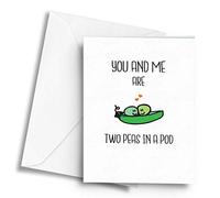 You and me are Two peas in a pod - A5 Greetings Card
