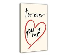 You And Me Forever Canvas Poster Bedroom Decor Landscape Office Room Decor Gift 20x30inch(50x75cm)