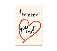 You And Me Forever Canvas Poster Bedroom Decor Landscape Office Room Decor Gift 20x30inch(50x75cm)